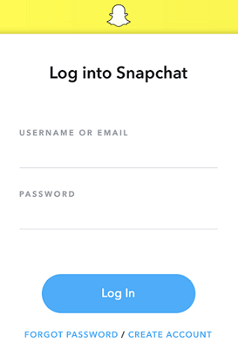 get snapchat password by phishing