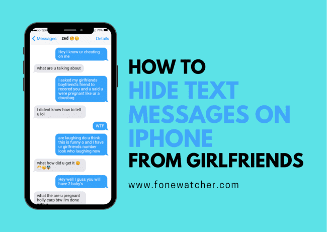 how to hide text messages on iphone from girlfriend