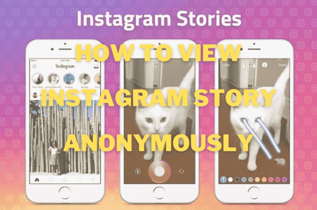 how to view instagram story anonymously