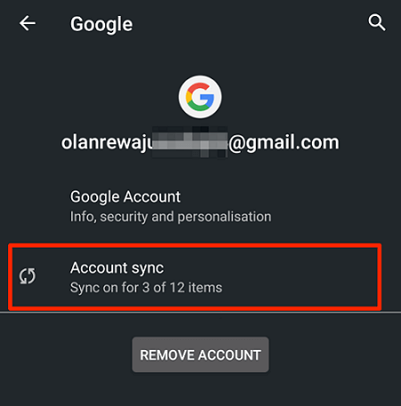 sync boyfriends android phone to mine with same google account