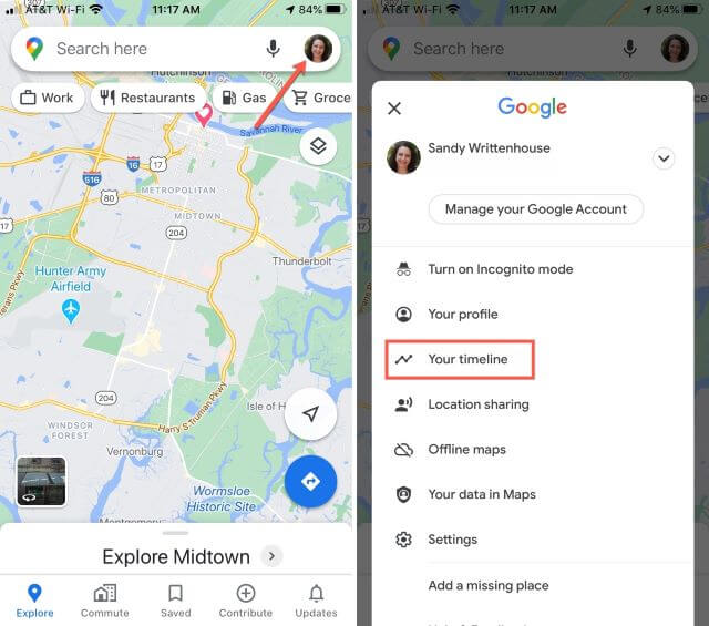 use google timeline to find a lost phone