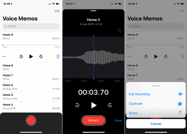 voice memos to record phone call on iphone